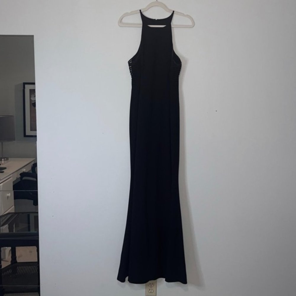 Faviana Fully Lined Dress with Cutout Sides
